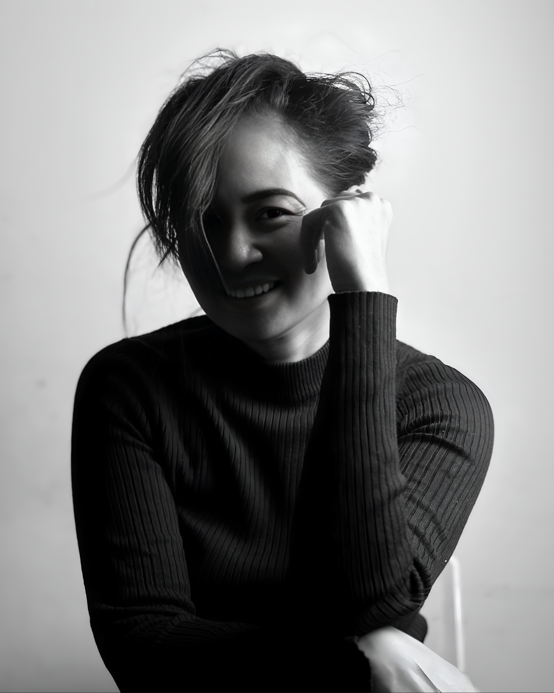 Portrait of Denise Lanorias, founder of Sela & Co. Studio